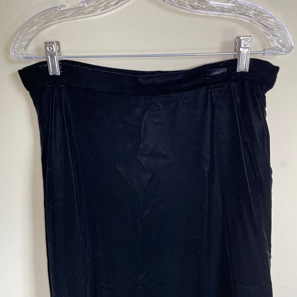 Vintage Garfinckel’s Velvet Maxi Skirt Size 14 - Picture 2 of 4